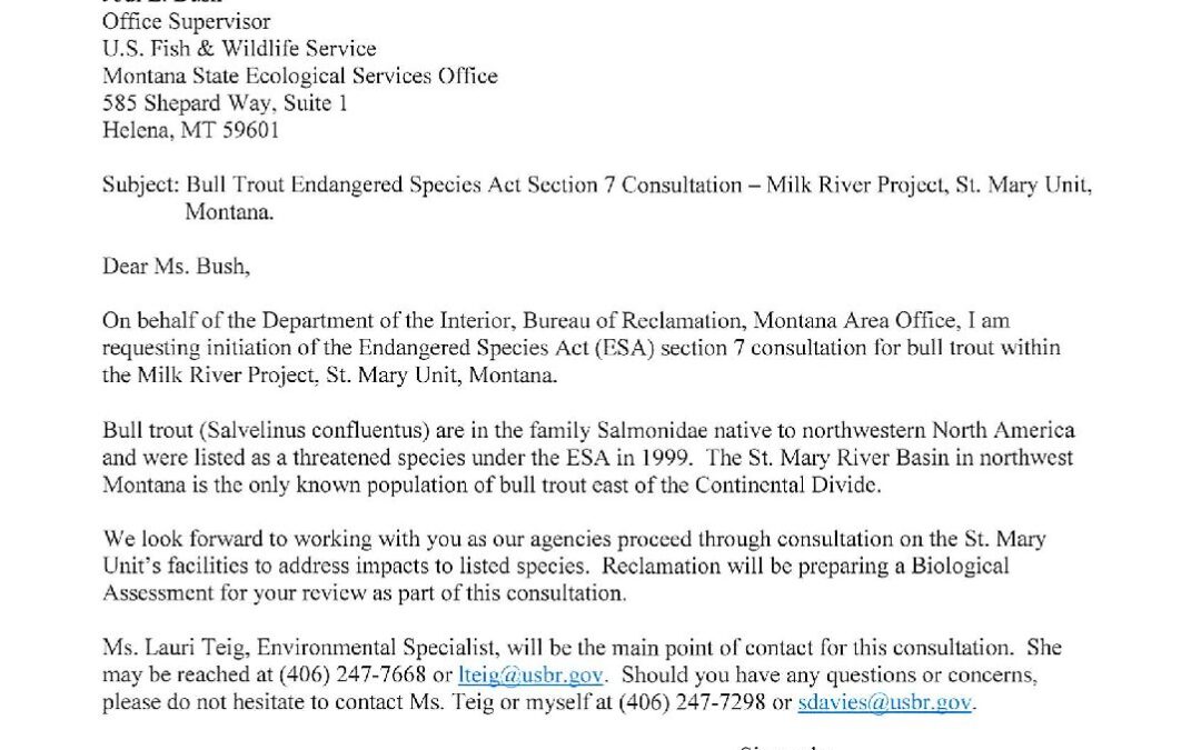 Reclamation-Letter-Bull-Trout-ESA-Consultation